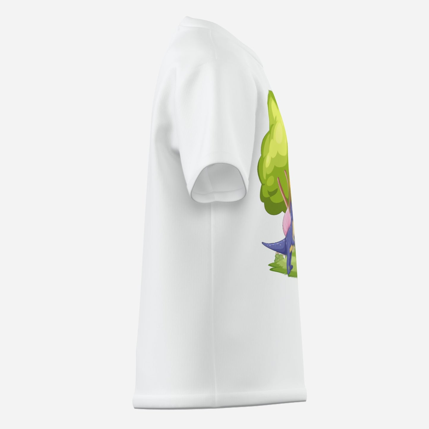 Lustiges Kinder Dino T-Shirt aus Baumwolle Imitat
