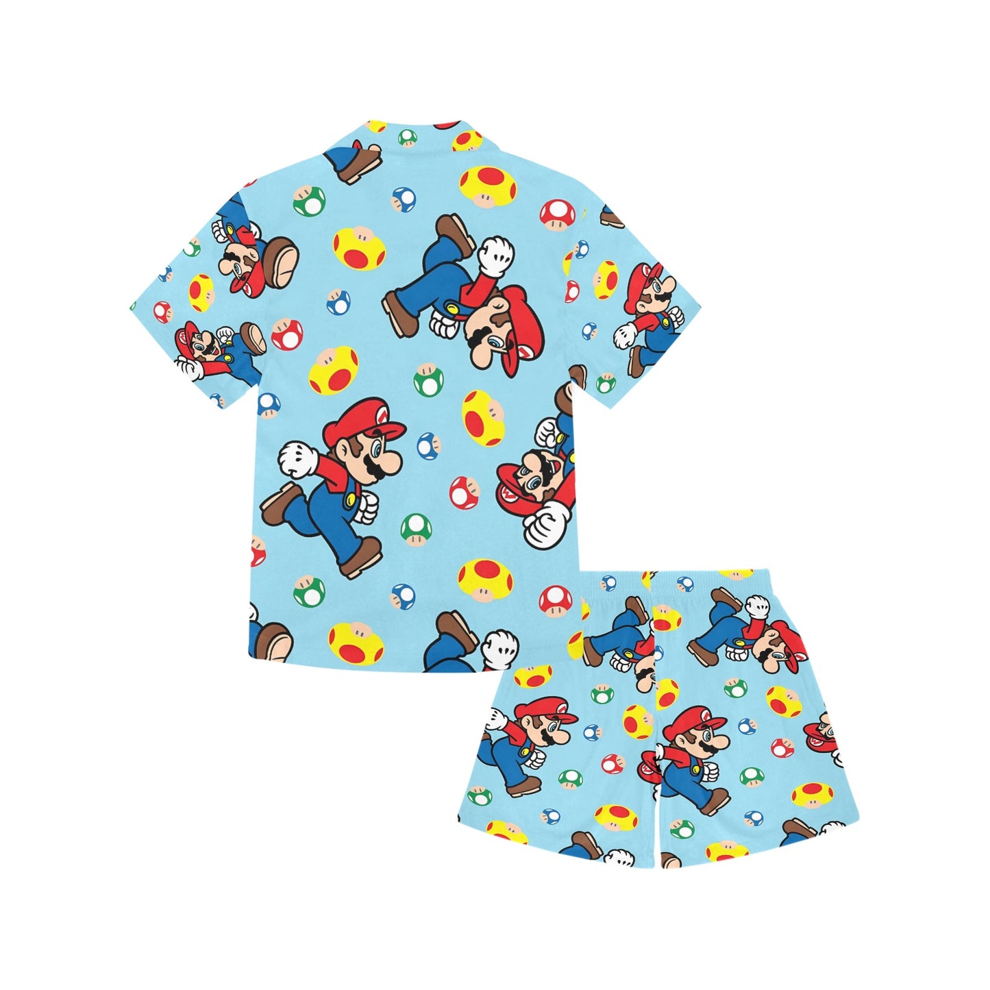 Super Mario V-Neck Short Pyjama Set