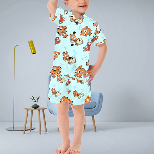 Nemo  V-Neck Short Pyjama Set