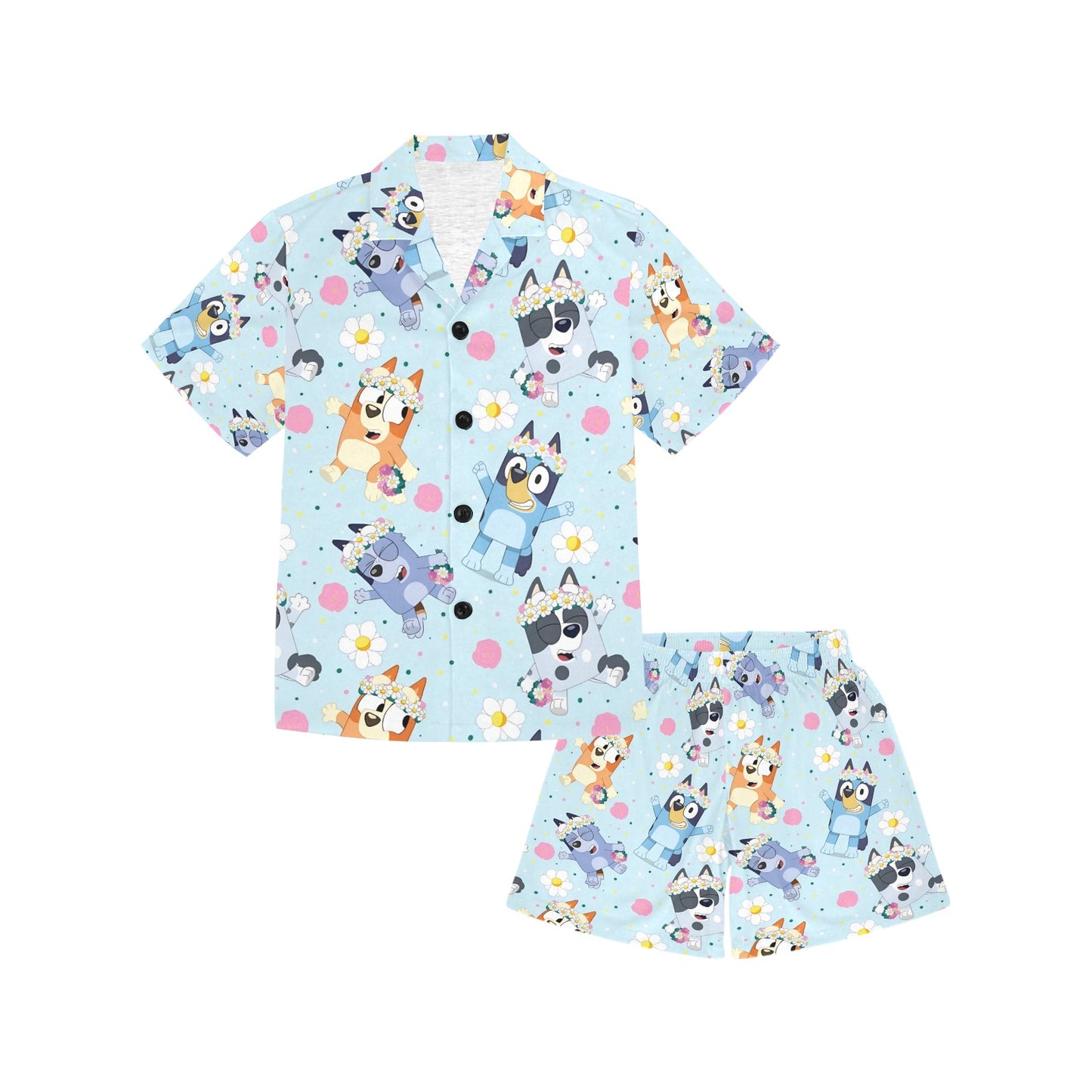 "Bluey" V-Neck Short Pyjama Set