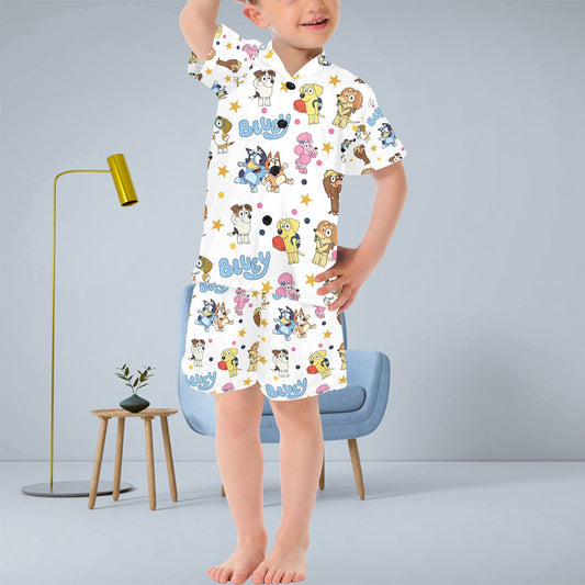 "Bluey" V-Neck Short Pyjama Set