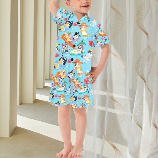 Bluey V-Neck Short Pyjama Set
