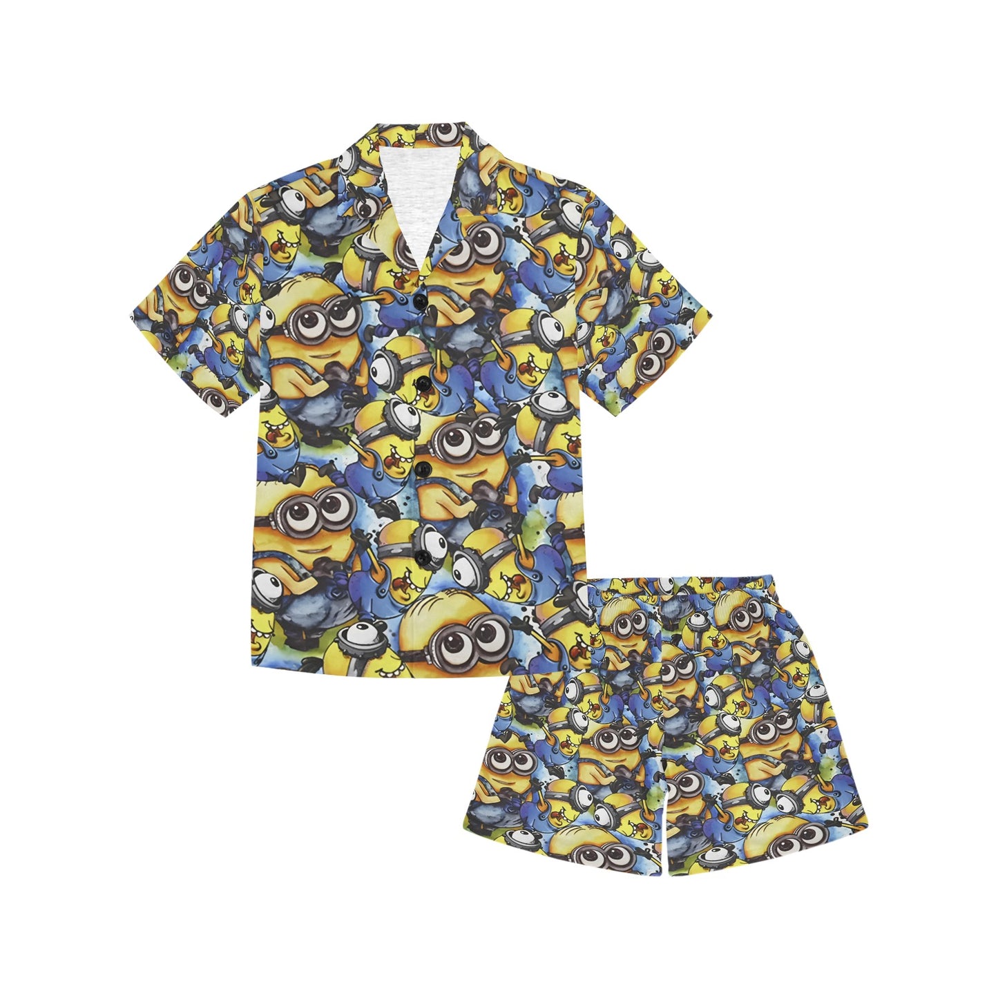 Minions V-Neck Short Pyjama Set