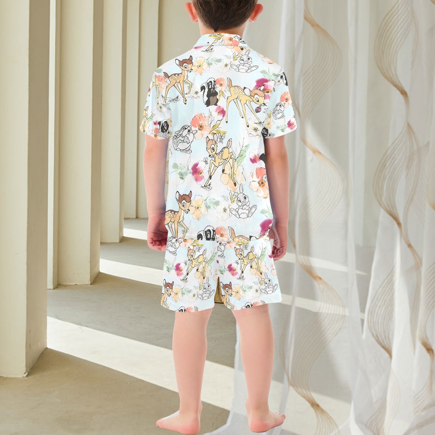 Bambi V-Neck Short Pyjama Set