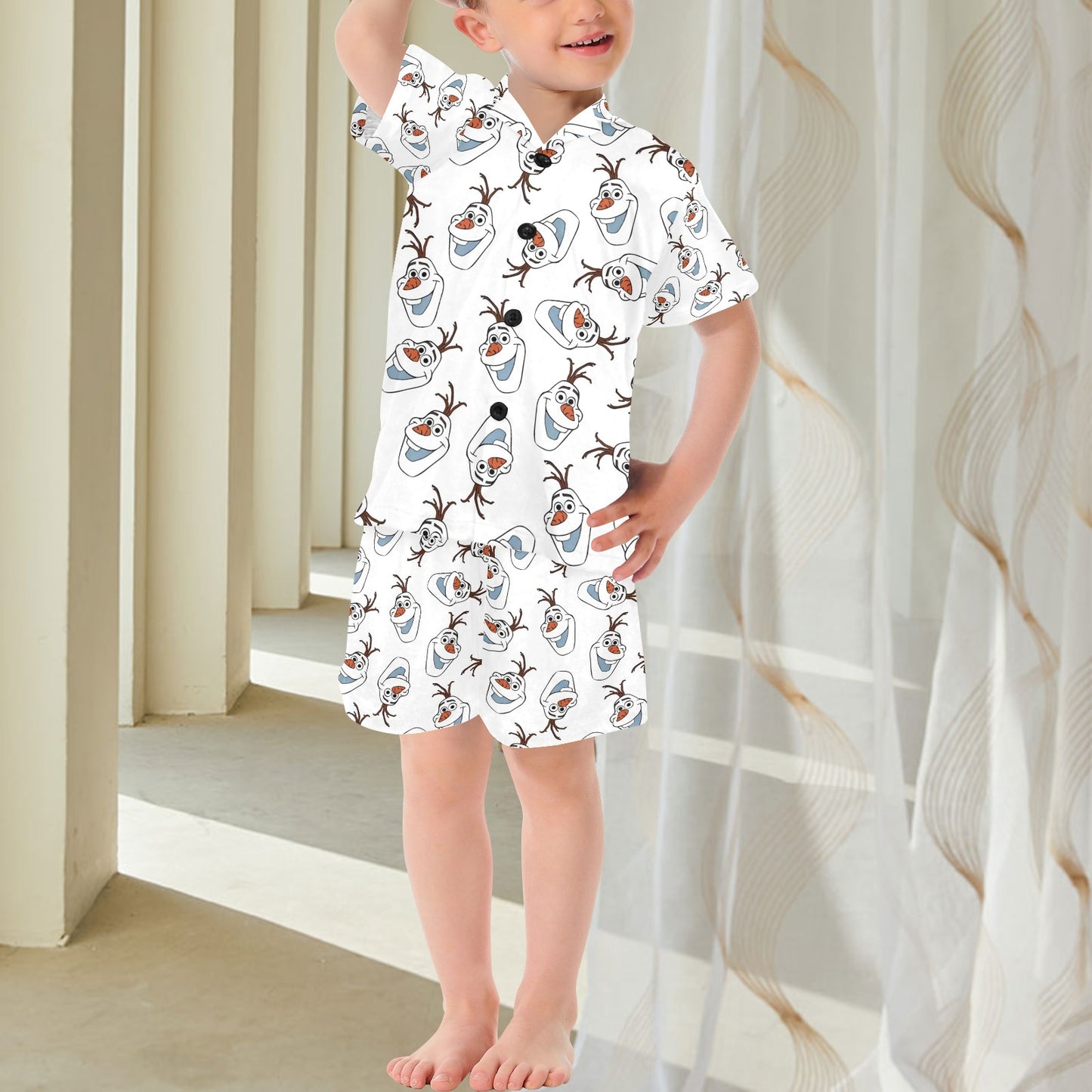 Olaf V-Neck Short Pyjama Set