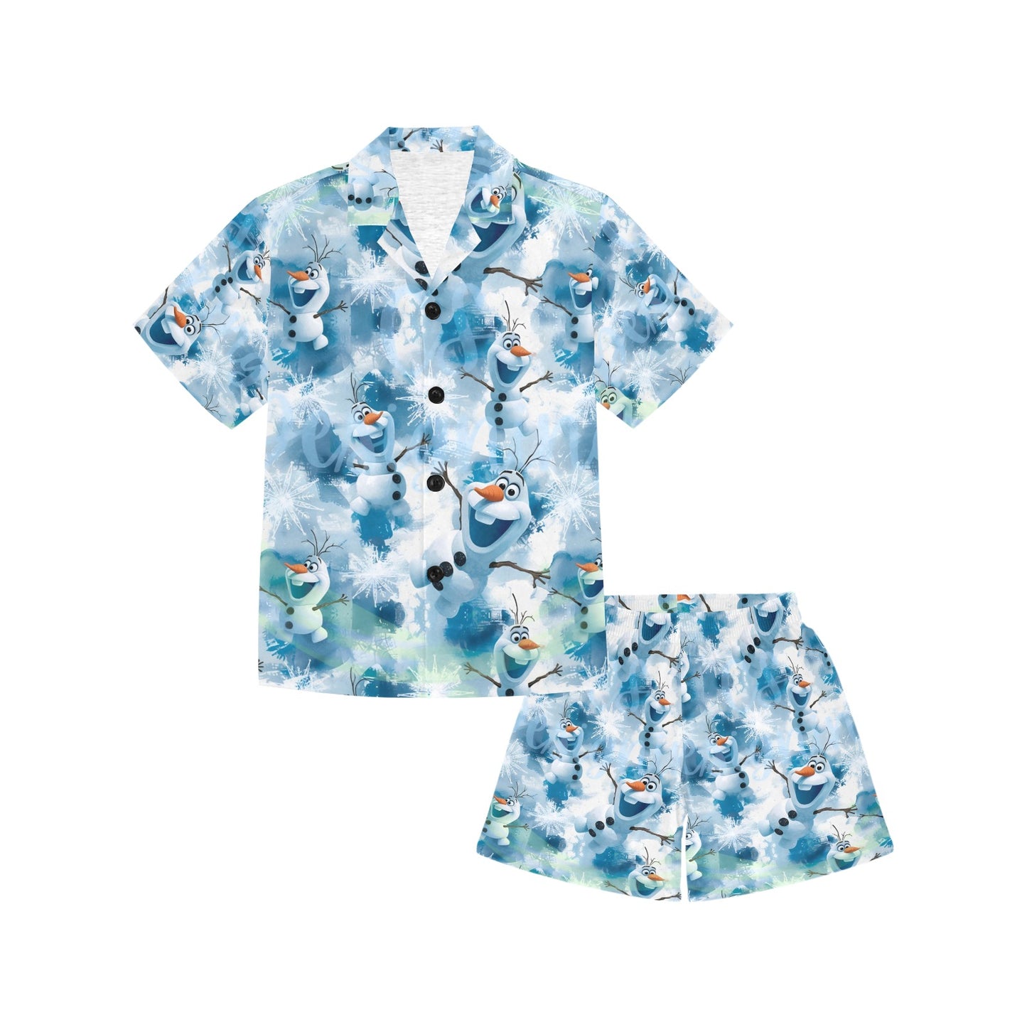 Olaf V-Neck Short Pyjama Set
