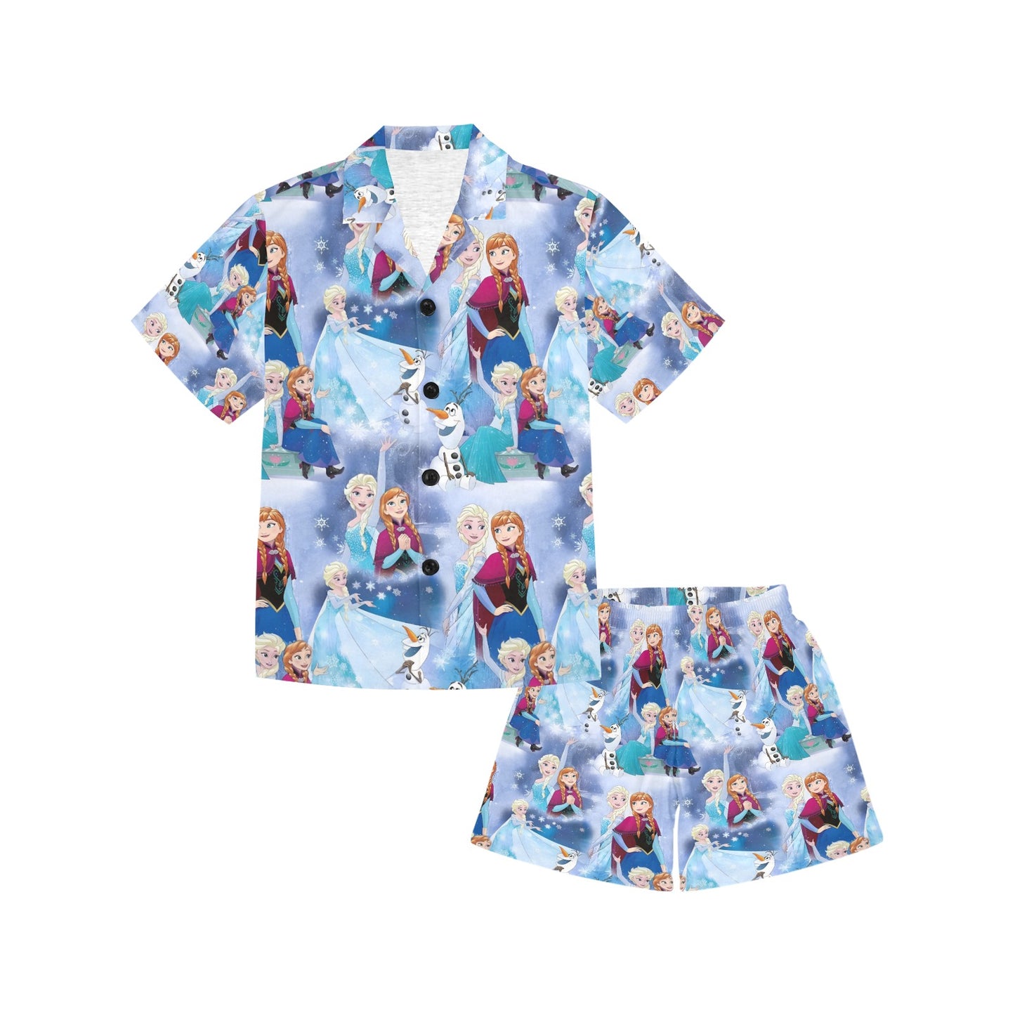 Frozen V-Neck Short Pyjama Set