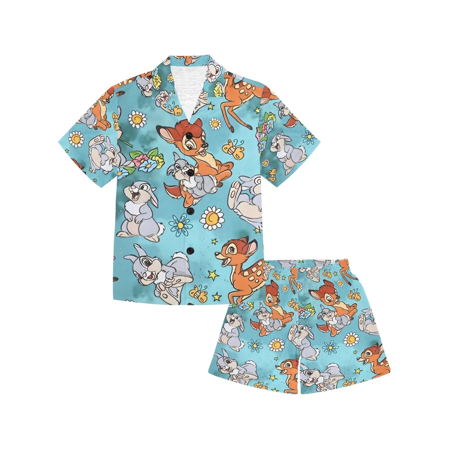 Bambi V-Neck Short Pyjama Set