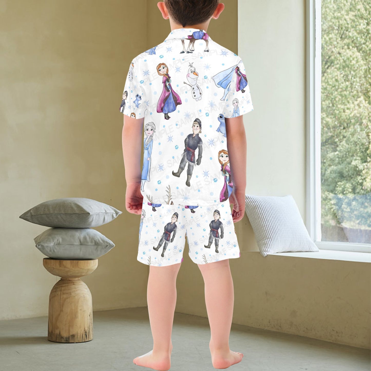 Frozen V-Neck Short Pyjama Set