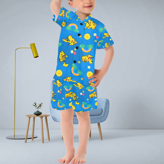Pikatchu V-Neck Short Pyjama Set