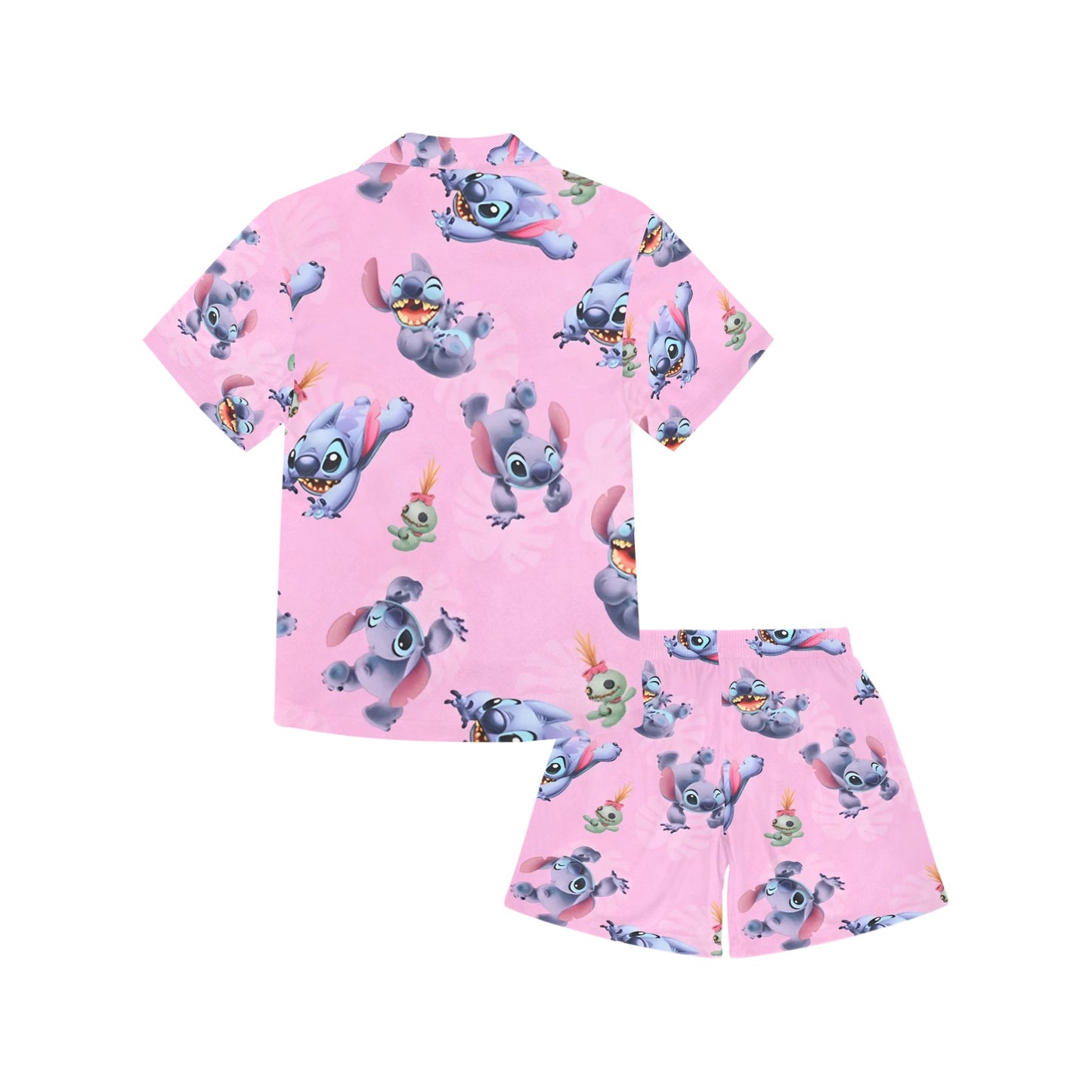 Stitch V-Neck Short Pyjama Set