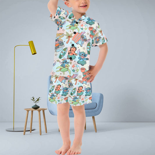 Lilo & Stitch V-Neck Short Pyjama Set