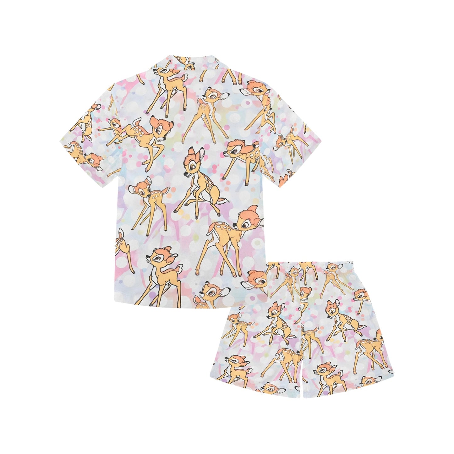 Bambi V-Neck Short Pyjama Set
