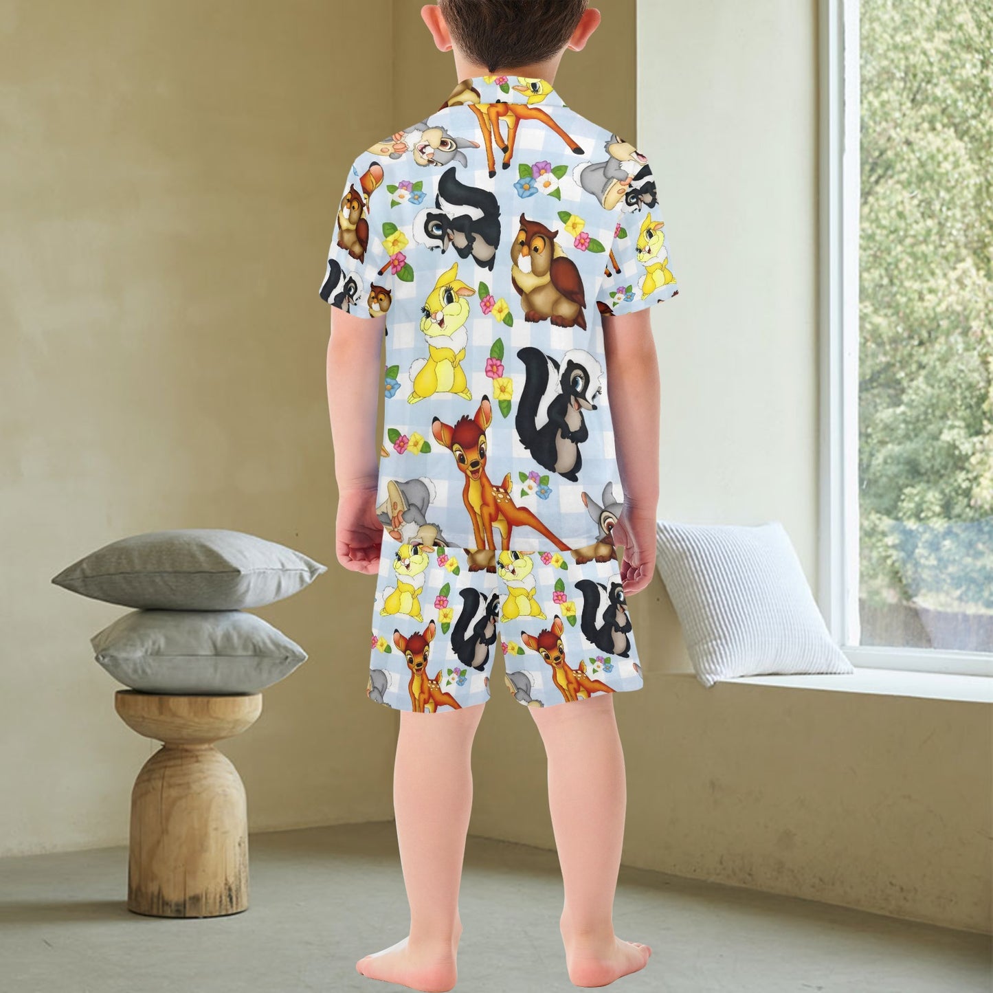 Bambi V-Neck Short Pyjama Set