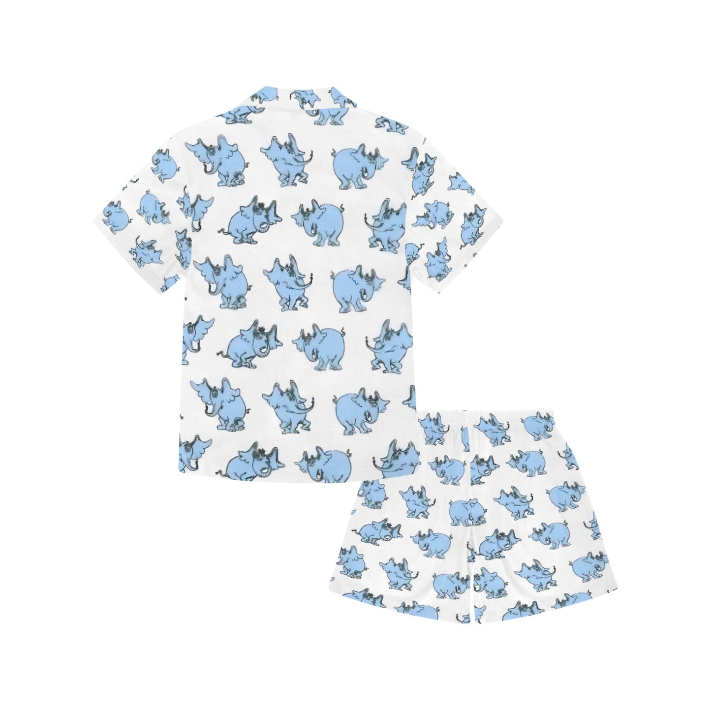 A Little Dr. Seuss V-Neck Short Pyjama Set