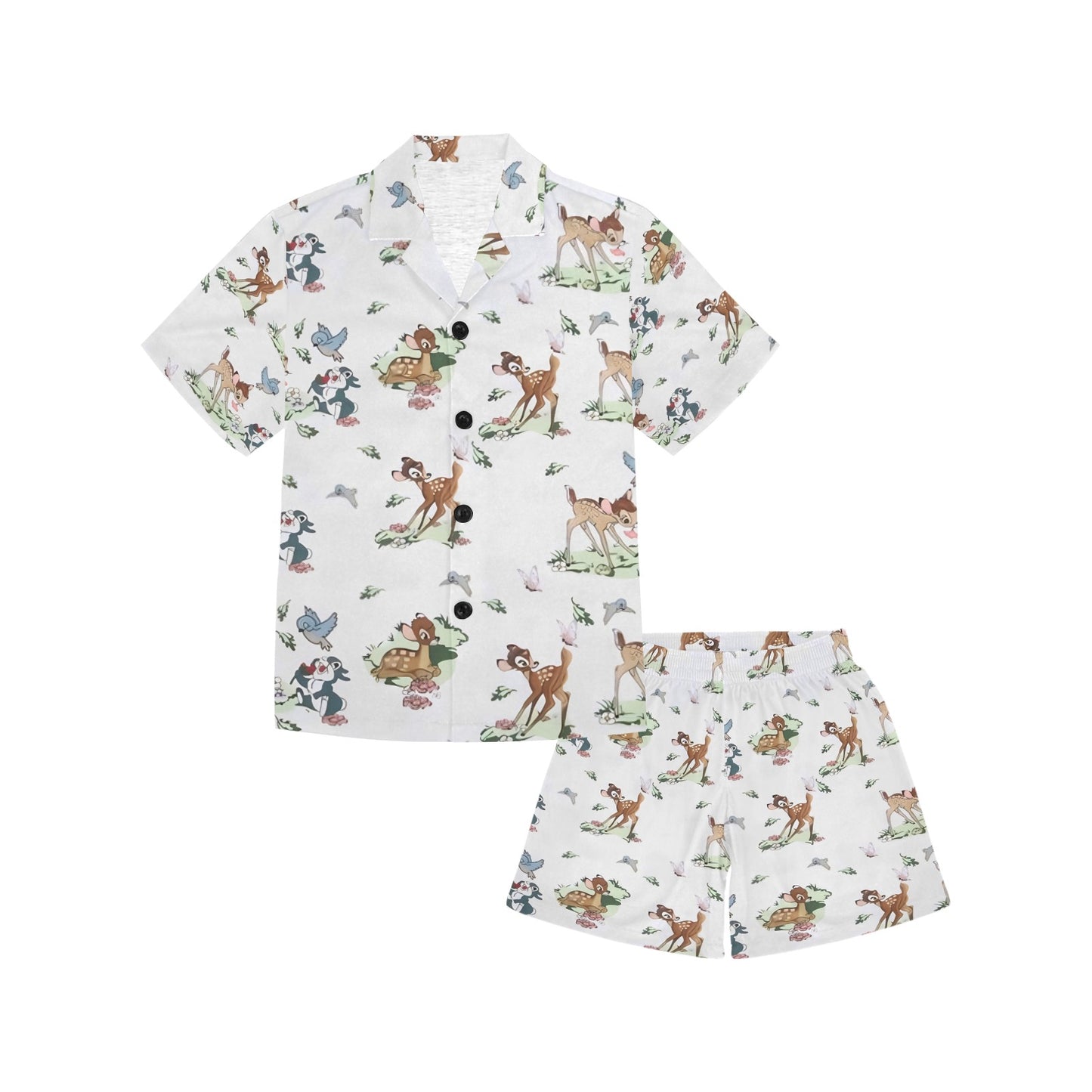 Bambi V-Neck Short Pyjama Set