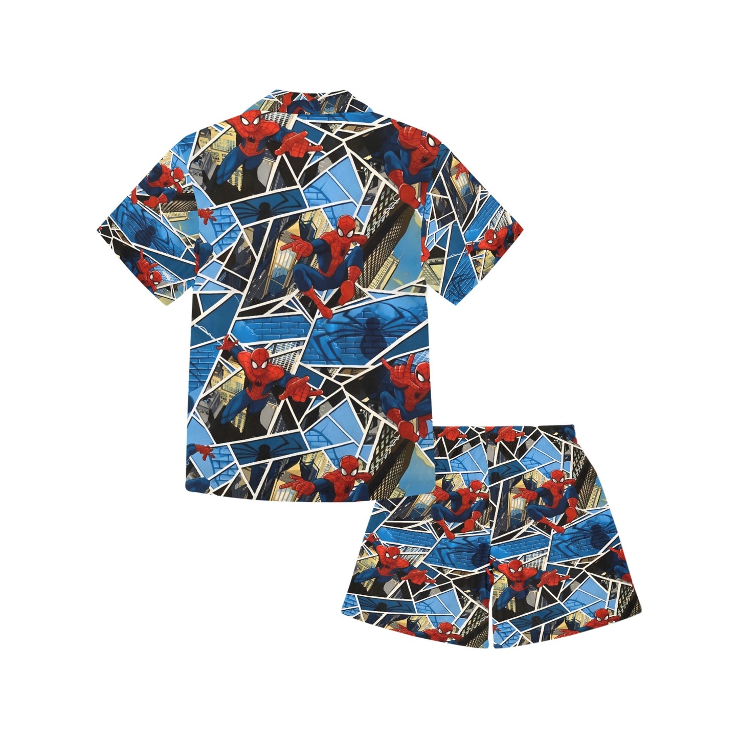 Spiderman V-Neck Short Pyjama Set