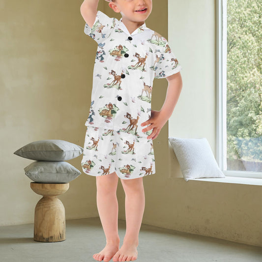 Bambi V-Neck Short Pyjama Set