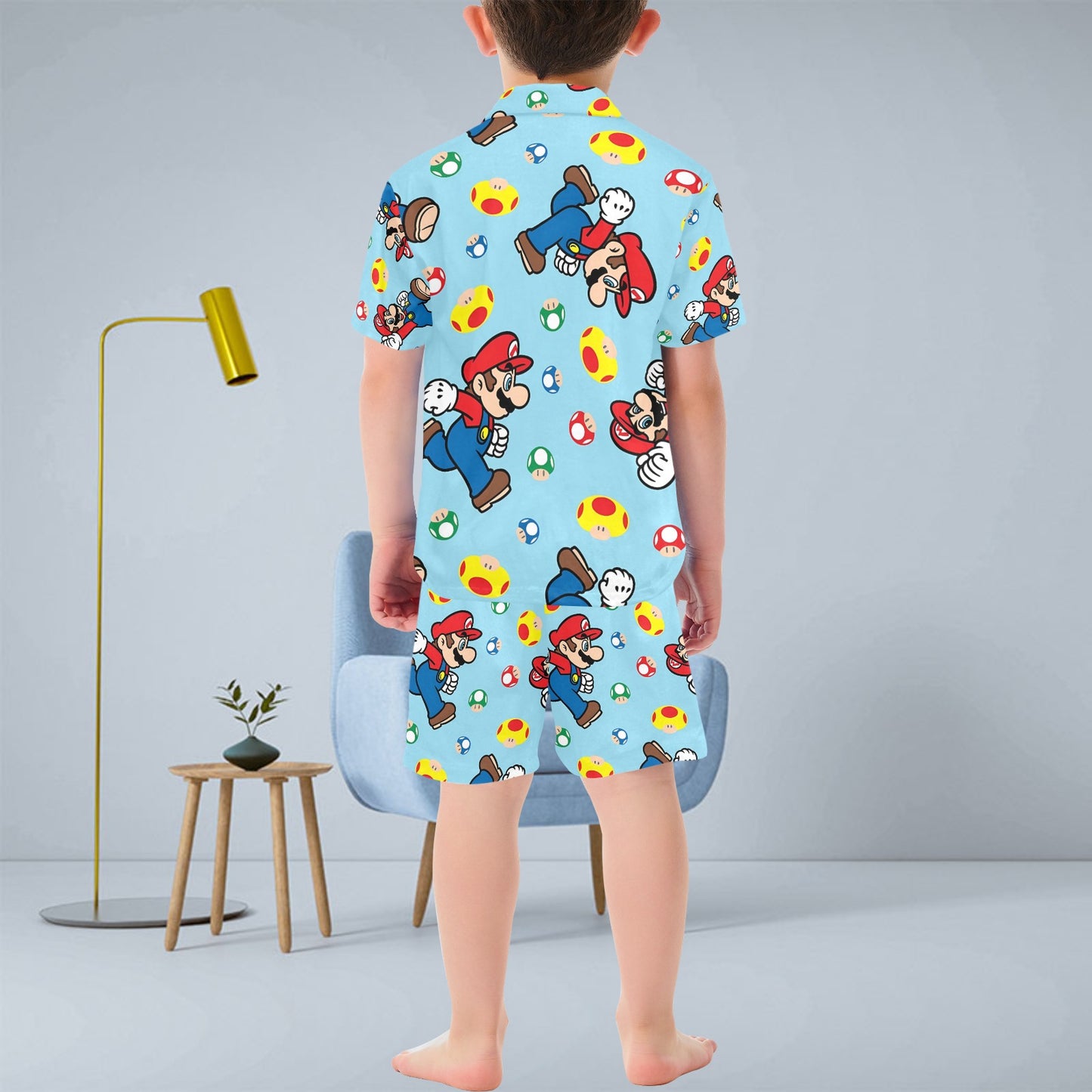 Super Mario V-Neck Short Pyjama Set