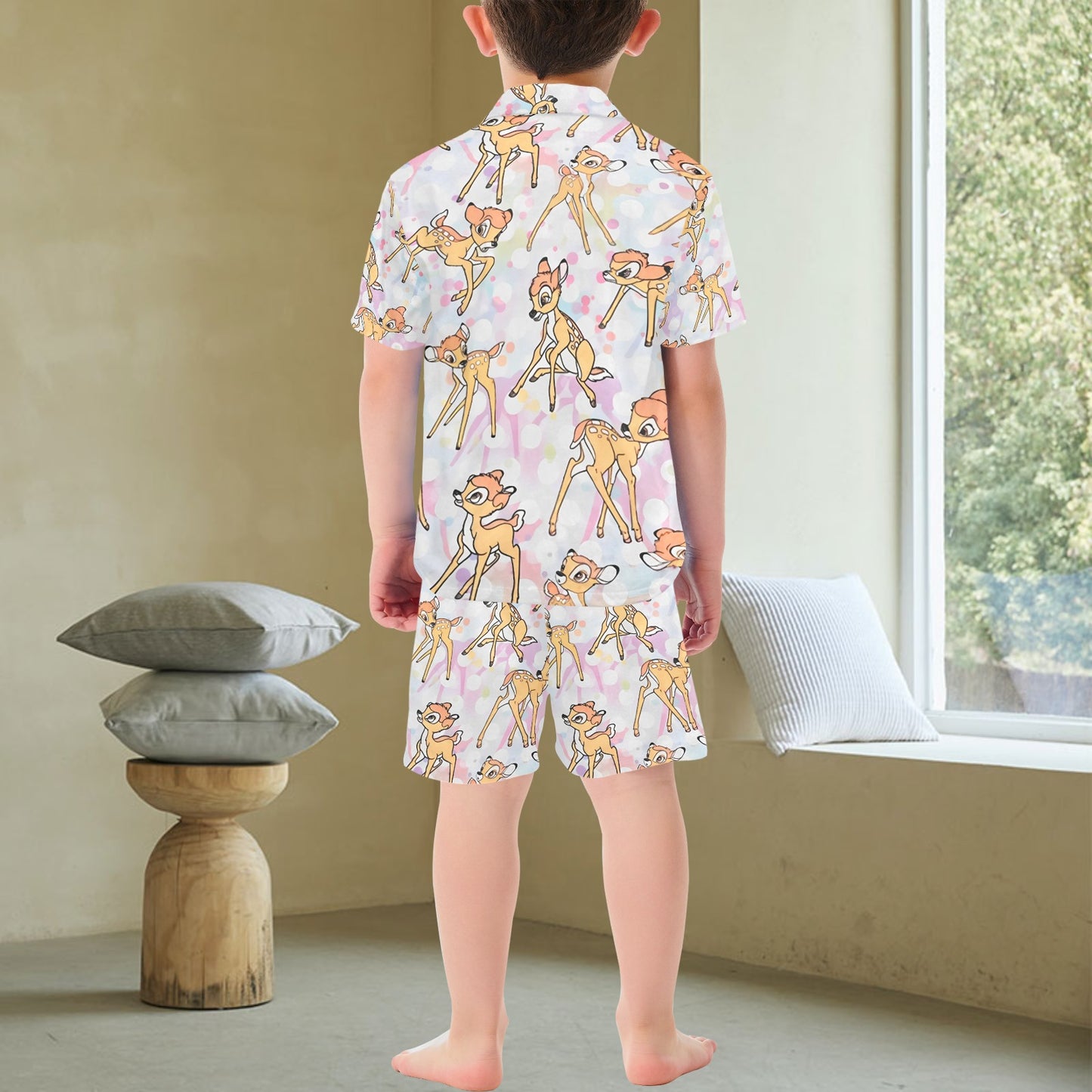 Bambi V-Neck Short Pyjama Set