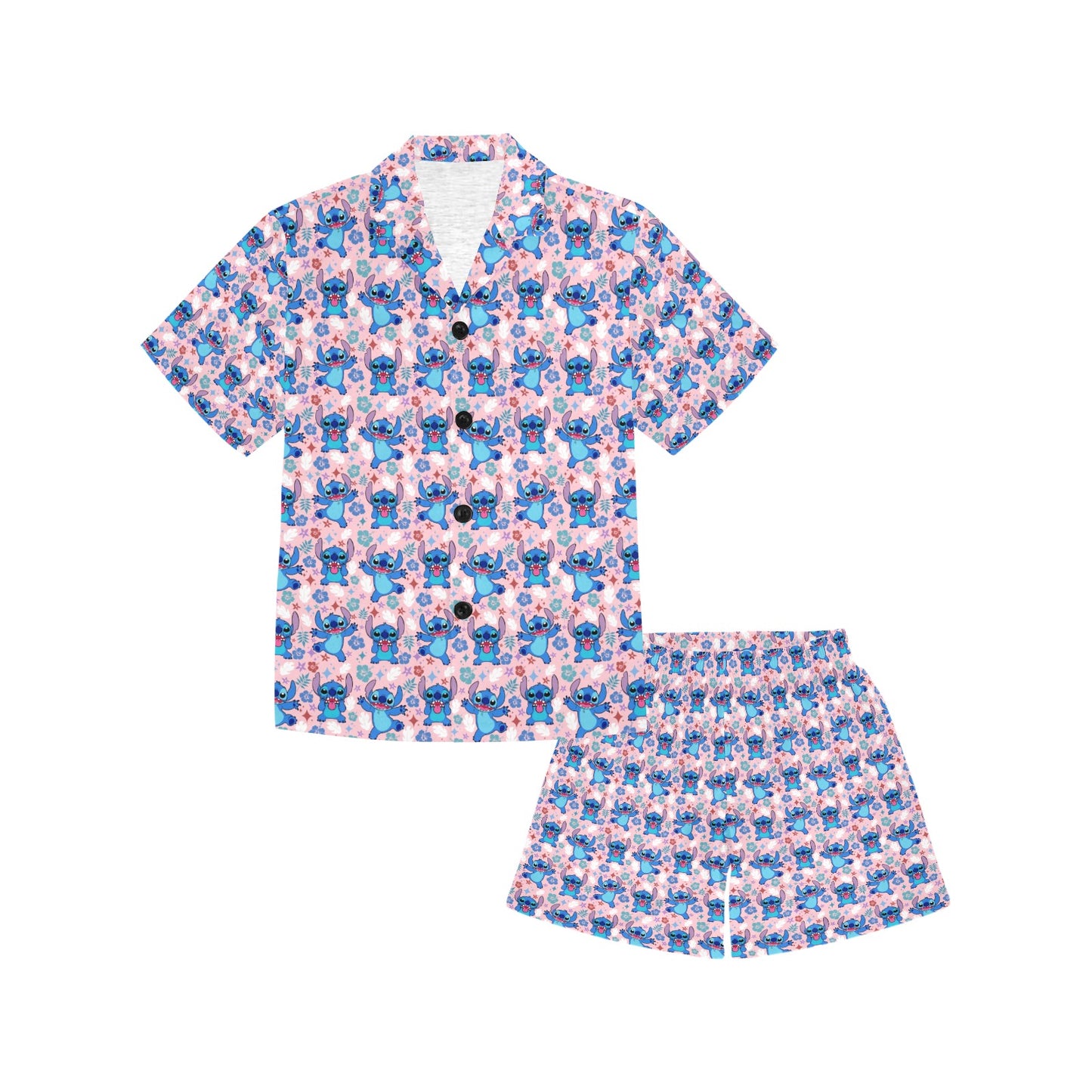 Lilo & Stitch V-Neck Short Pyjama Set