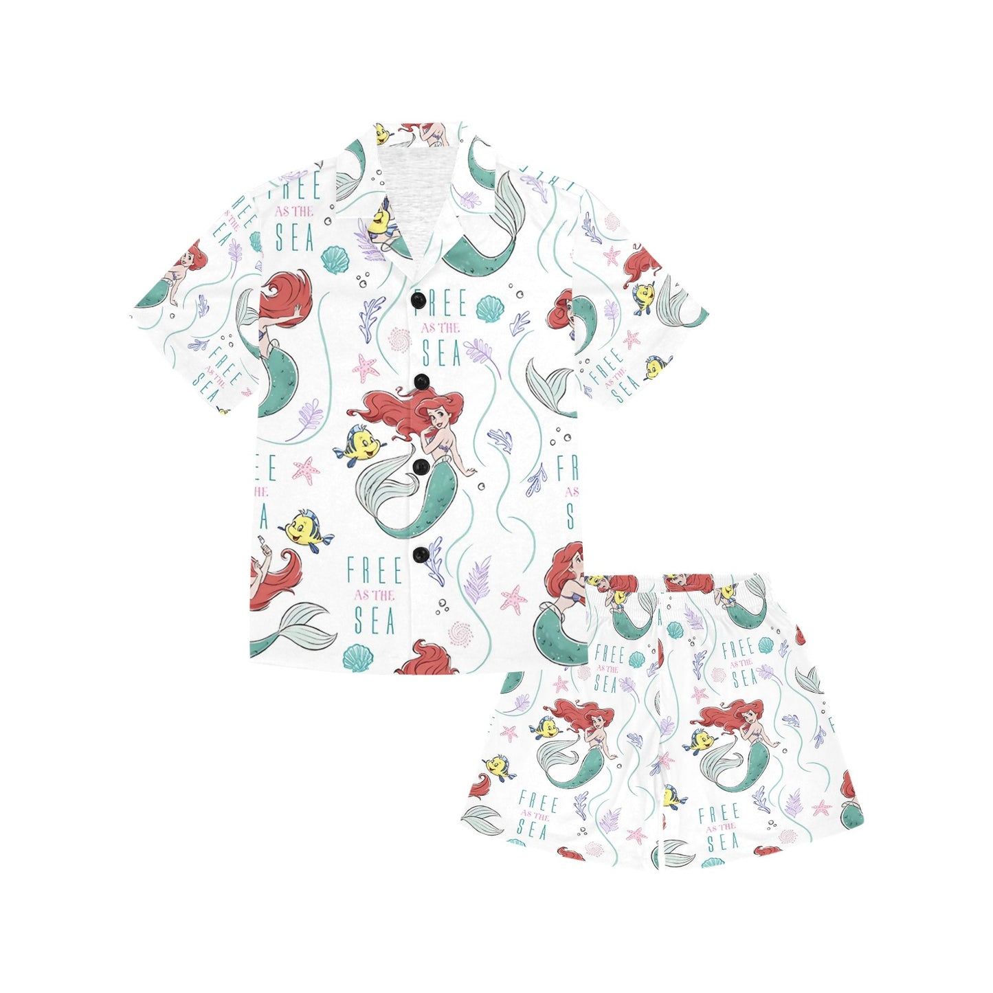 Ariel  V-Neck Short Pyjama Set