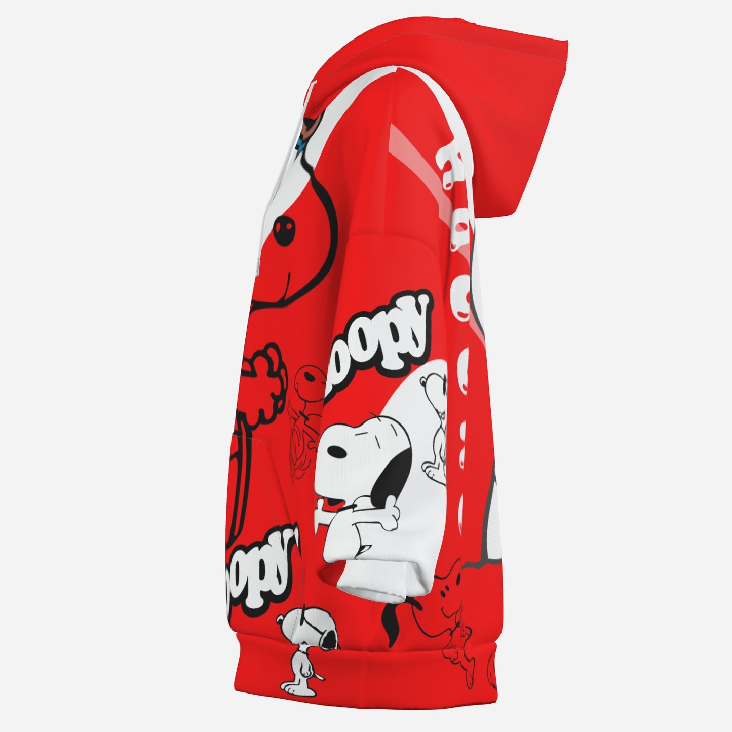 Snoopy  Women's Full-Zip Hoodie Jacket-Air Layer 230 GSM