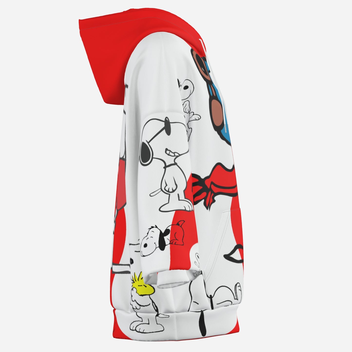 Snoopy  Women's Full-Zip Hoodie Jacket-Air Layer 230 GSM