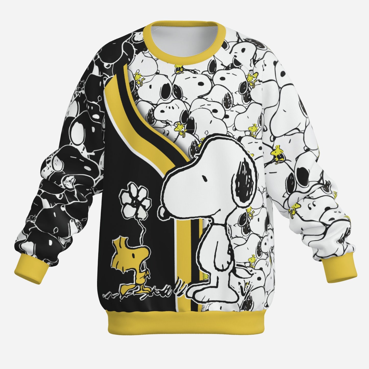 Snoopy Men's Sweatshirt Raglan-Air Layer 200 GSM