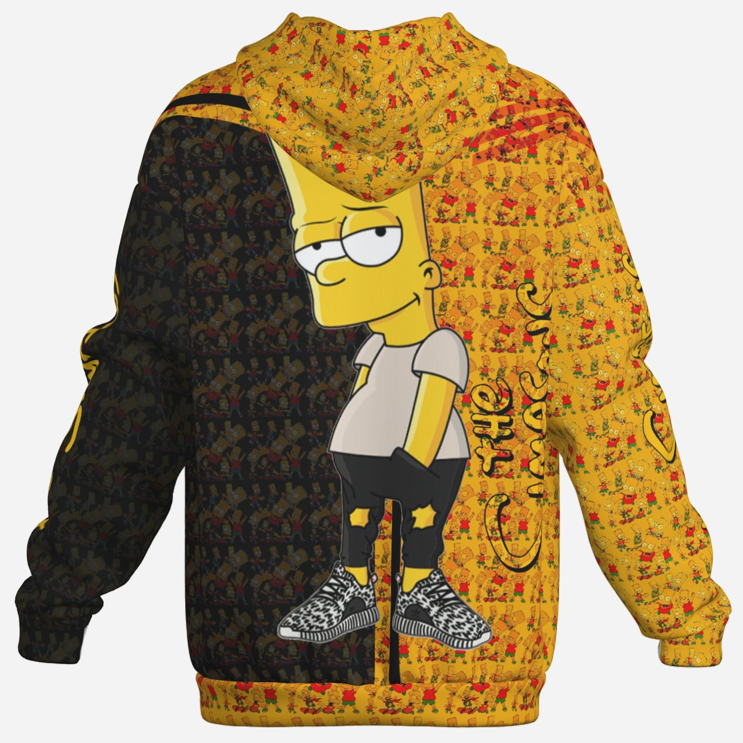 Bart Simpson Men's Hoodie with Pocket-Air Layer 200 GSM