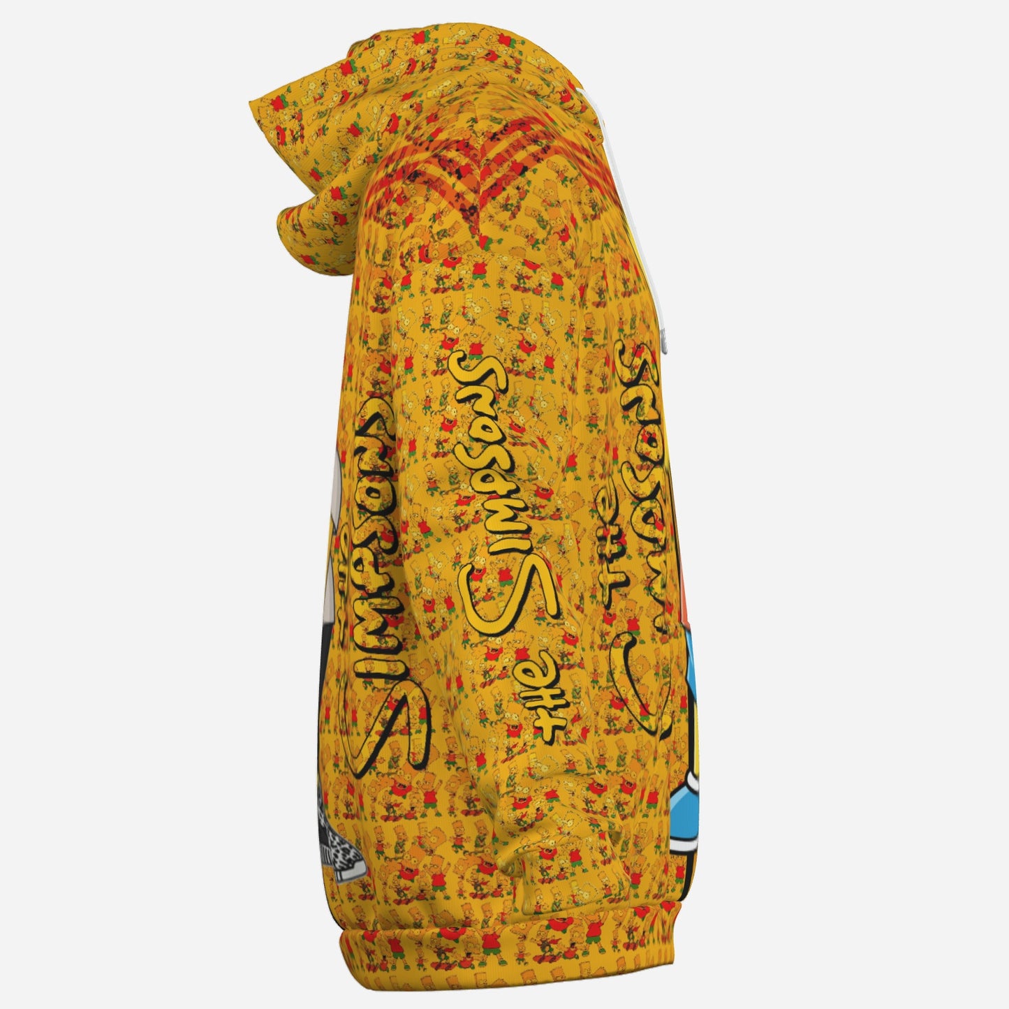 Bart Simpson Men's Hoodie with Pocket-Air Layer 200 GSM