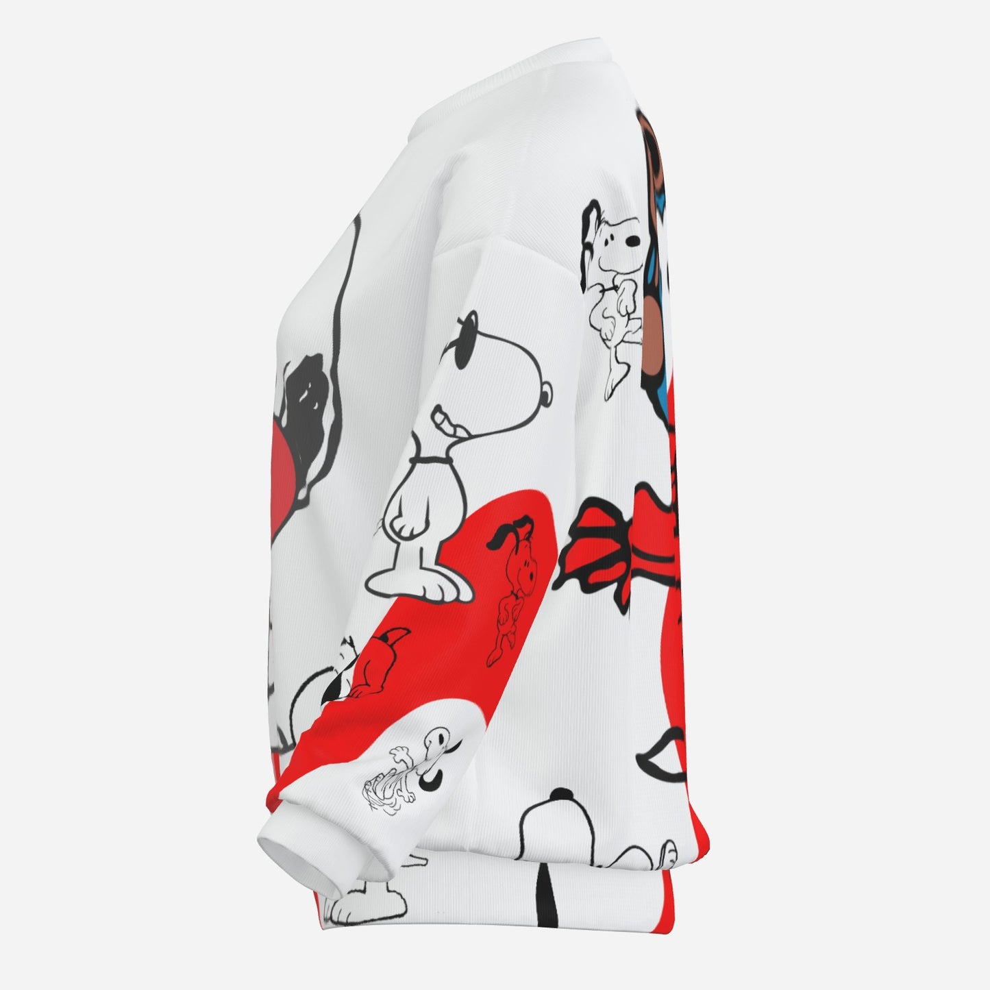 Snoppy Women's Casual Sweatshirts-Air Layer 200 GSM