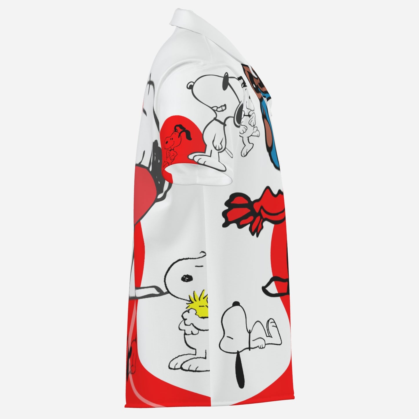 Snoopy Men's Lapel Hawaiian Shirt