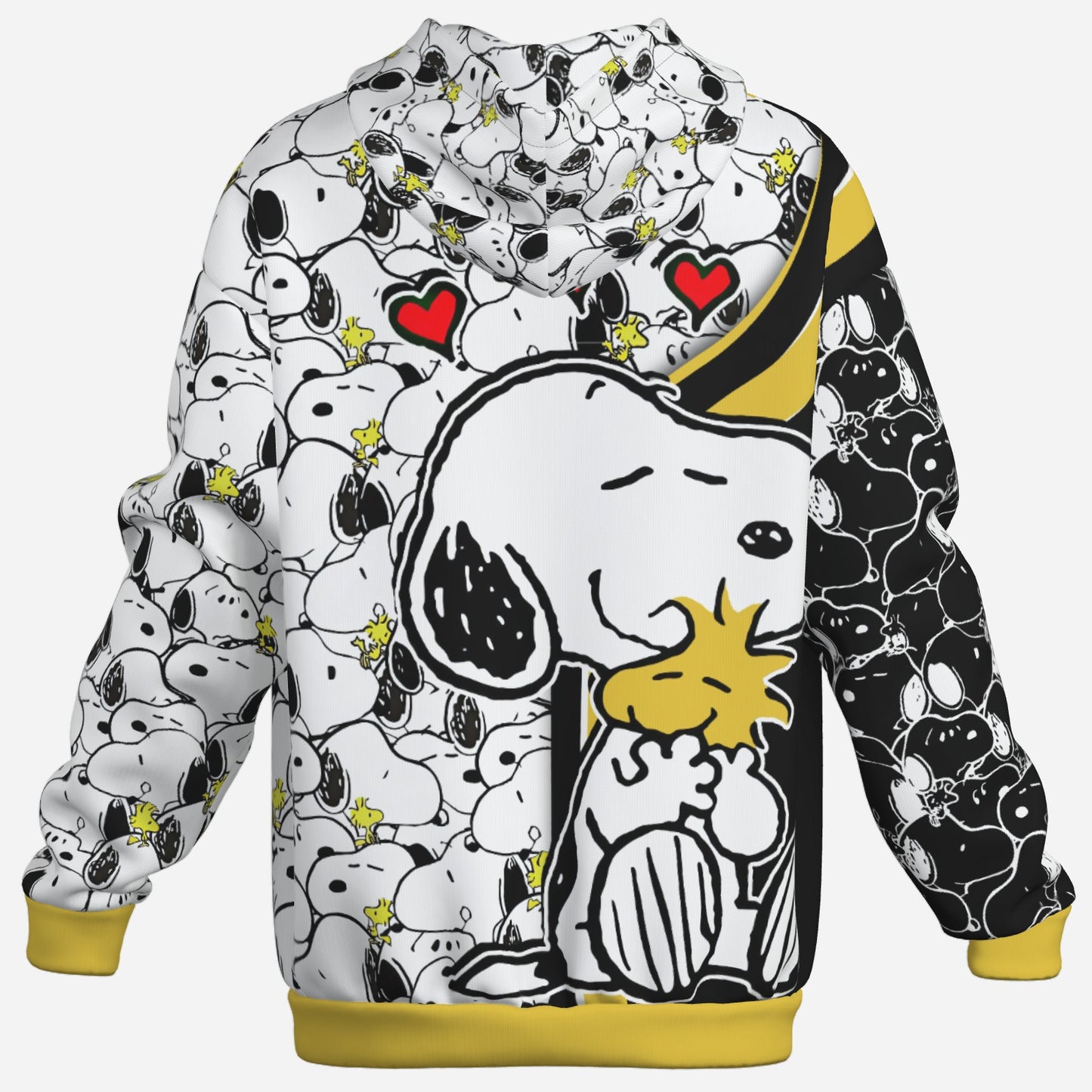 Snoopy Men's Hoodie with Pocket-Air Layer 200 GSM