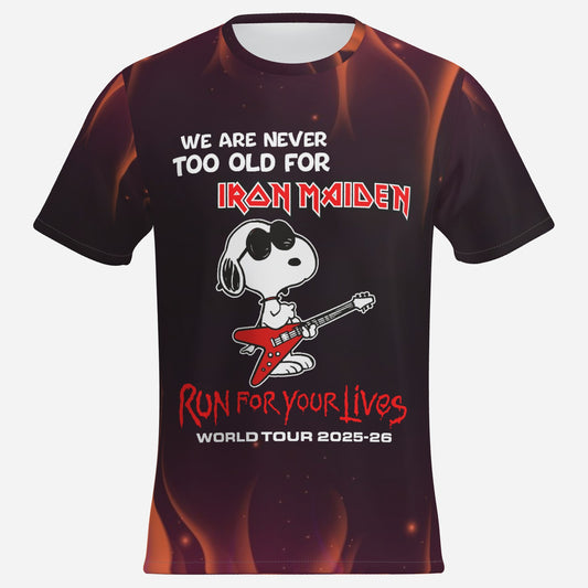 IRON MAIDEN SNOOPY FAN SHIRT