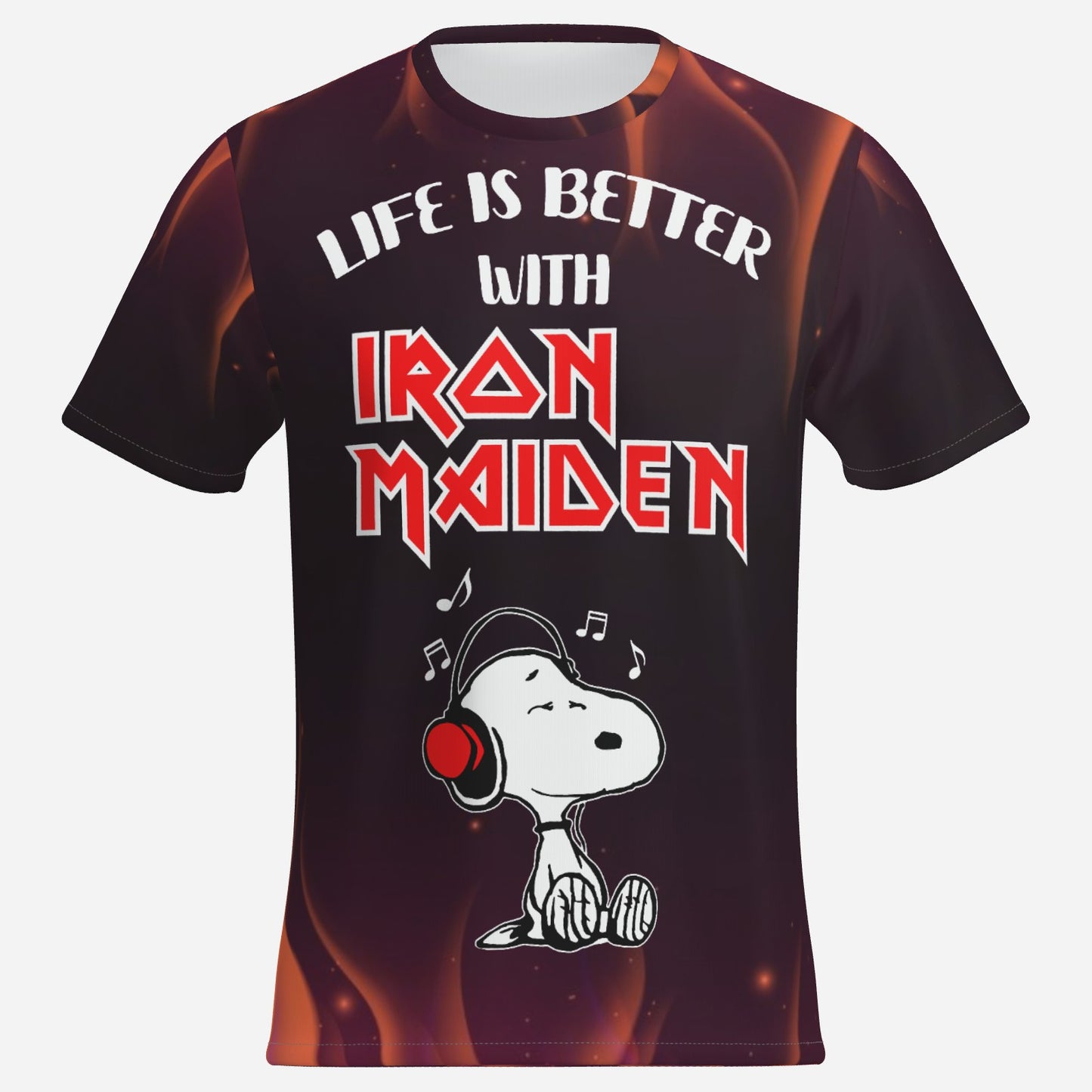 IRON MAIDEN SNOOPY FAN SHIRT