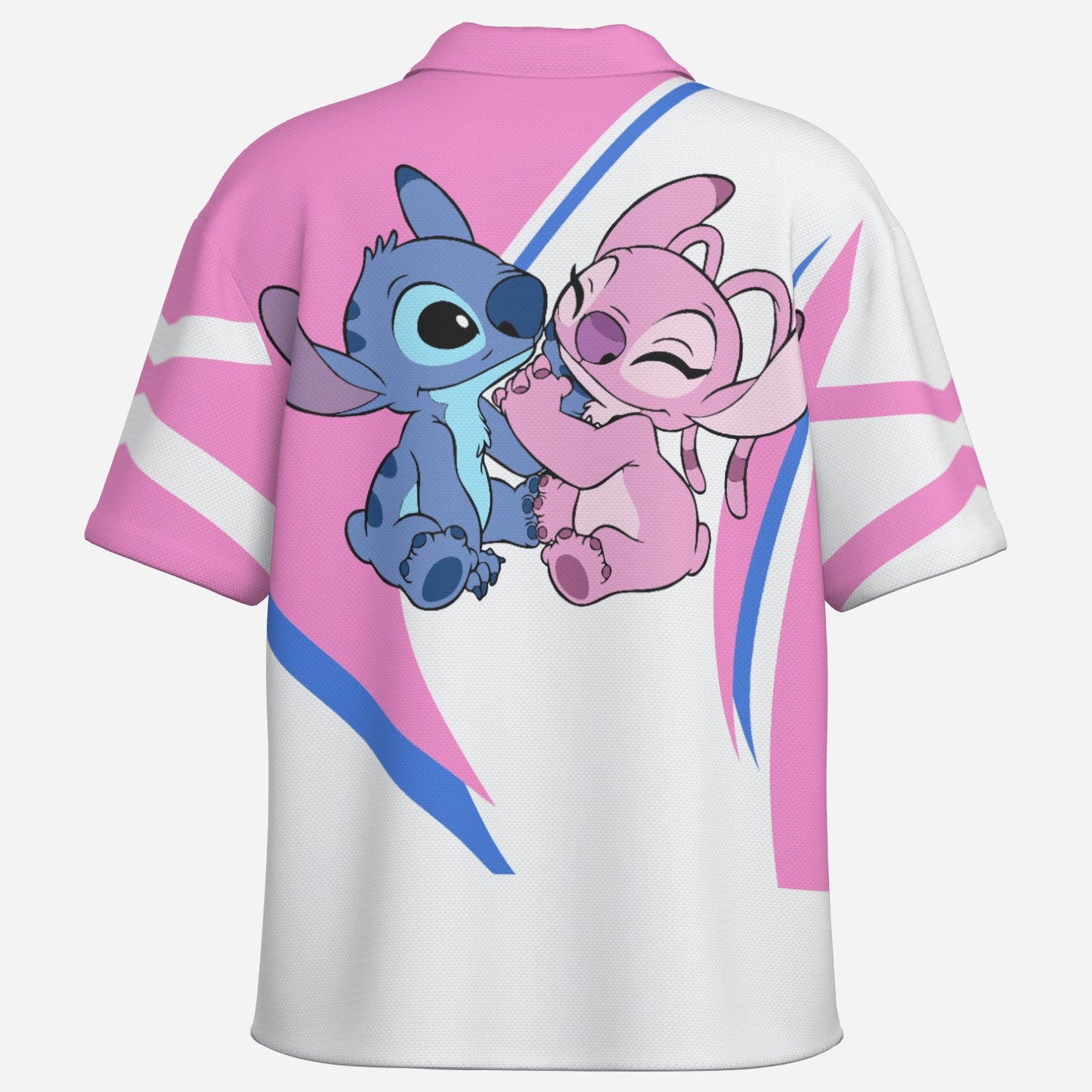 Stitch Women's Hawaiian Shirt Single Lapel