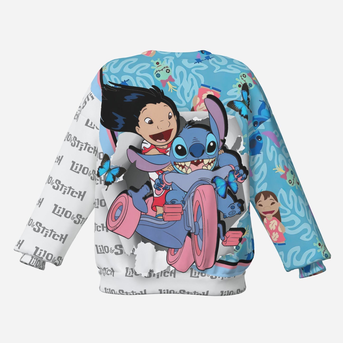 Lilo & Stitch Girl's Sweatshirt O Neck-Air Layer