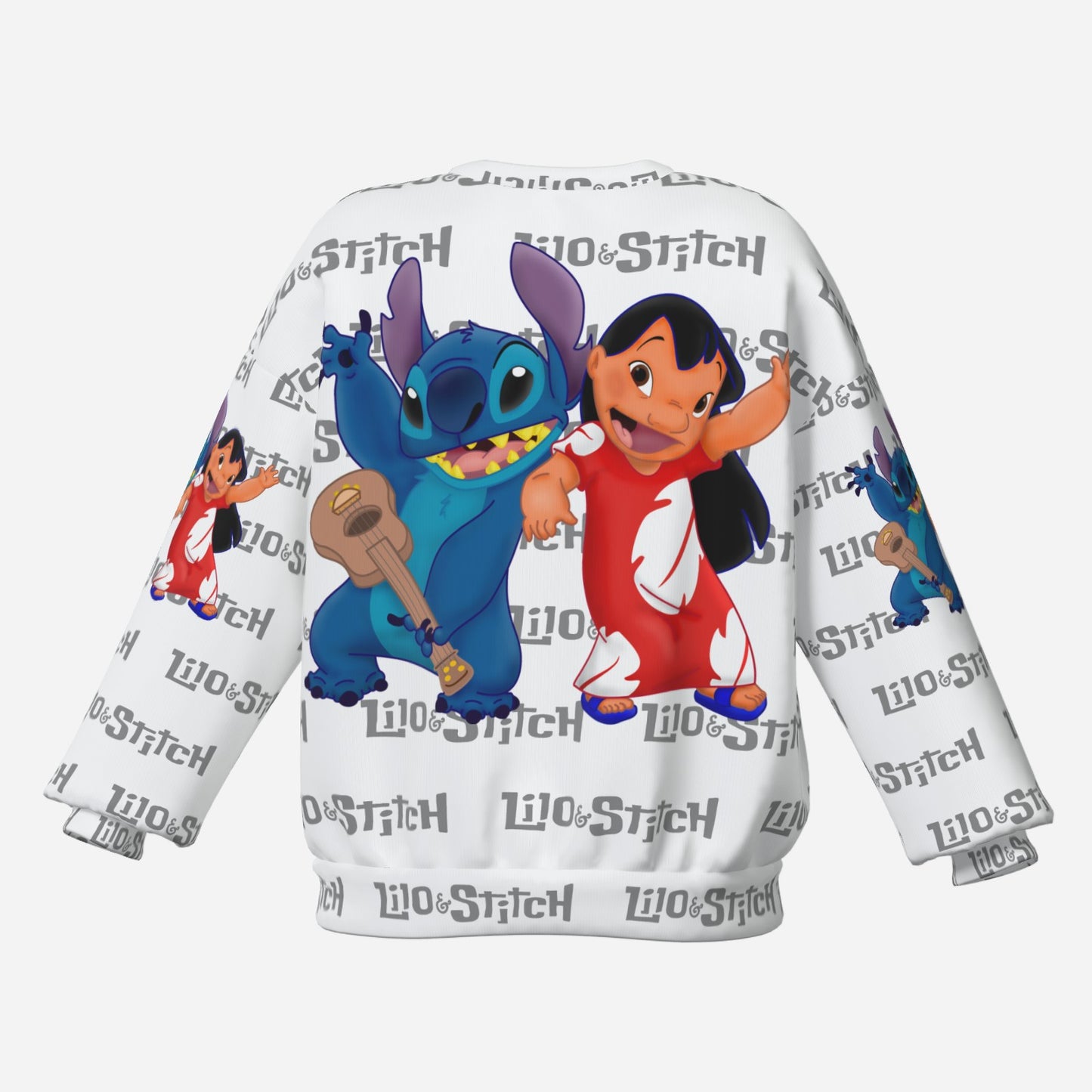 Lilo & Stitch Girl's Sweatshirt O Neck-Air Layer