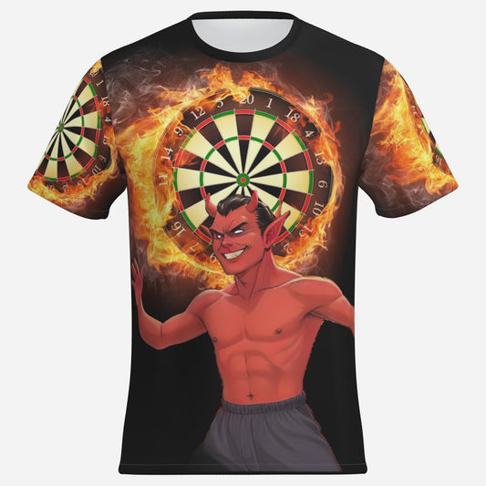 Dart Men's T-Shirt Short Sleeve-Imitation Cotton