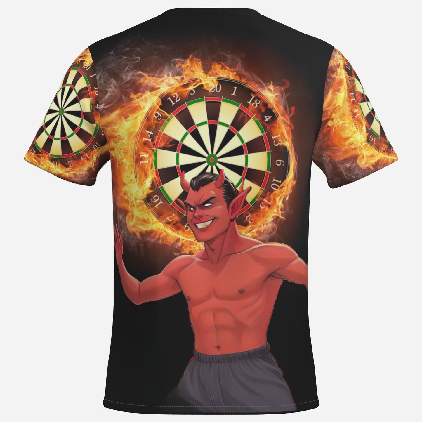 Dart Men's T-Shirt Short Sleeve-Imitation Cotton