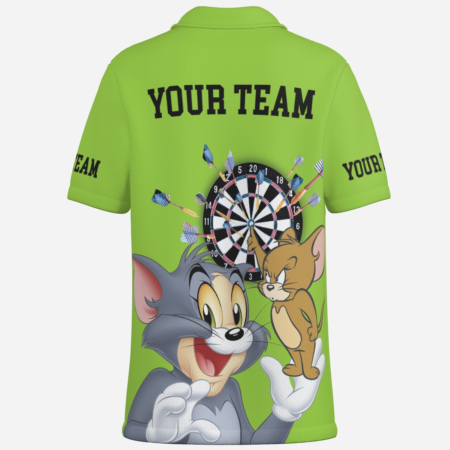 Dart Men's Polo Shirt Golf Jersey-Mi Tong Mesh
