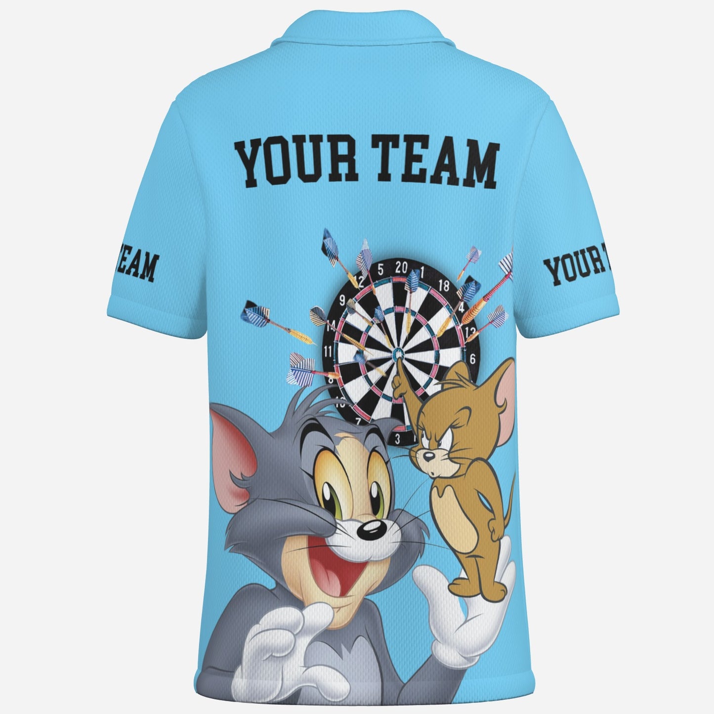 Dart Men's Polo Shirt Golf Jersey-Mi Tong Mesh