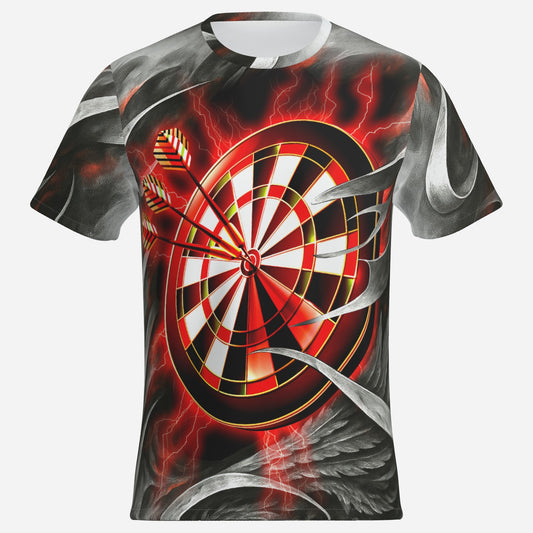 Dart  Men's T-Shirt Short Sleeve-Imitation Cotton