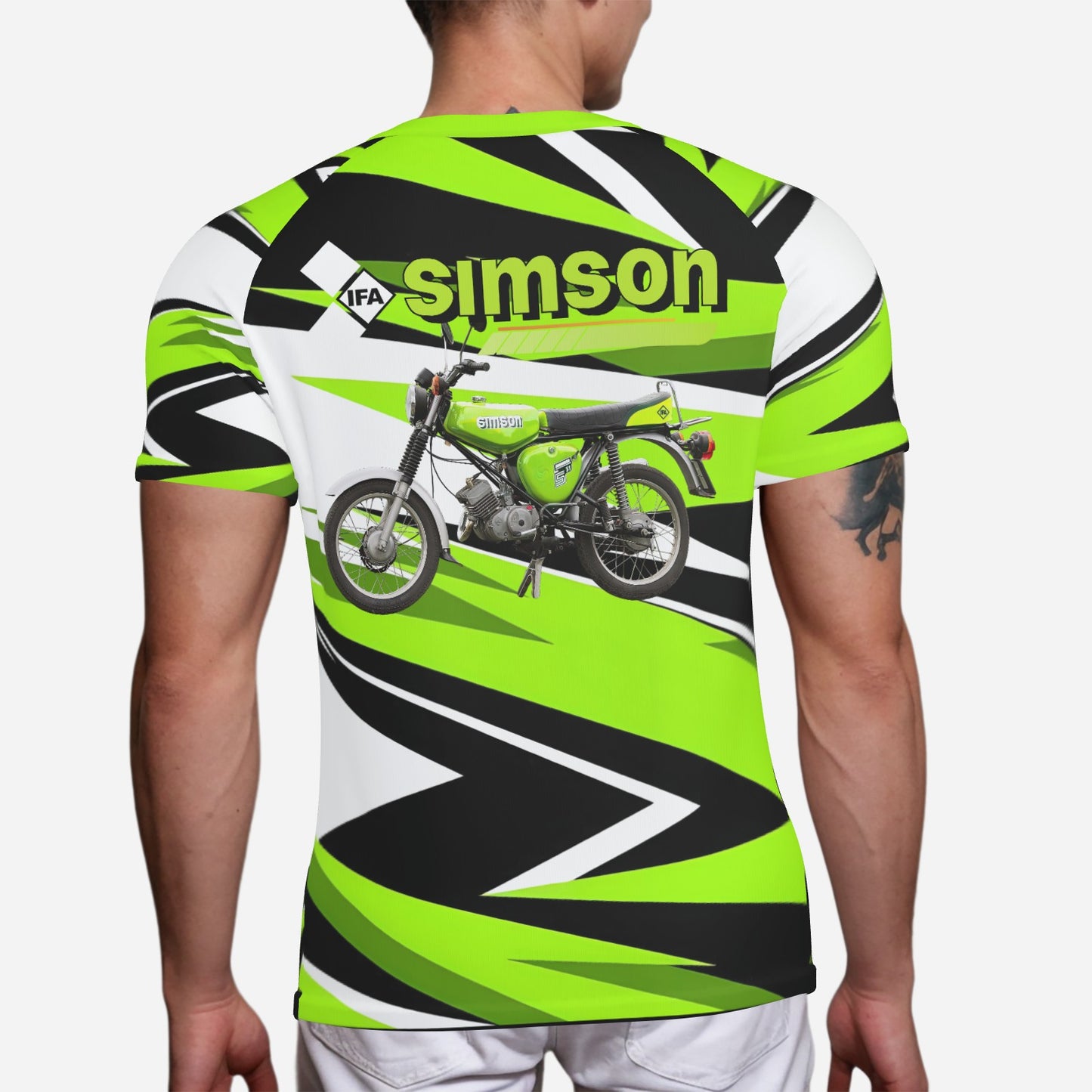 SIMSON IFA DDR RETRO Soccer Jersey Shirt Short Sleeve Soft & Quick Dry