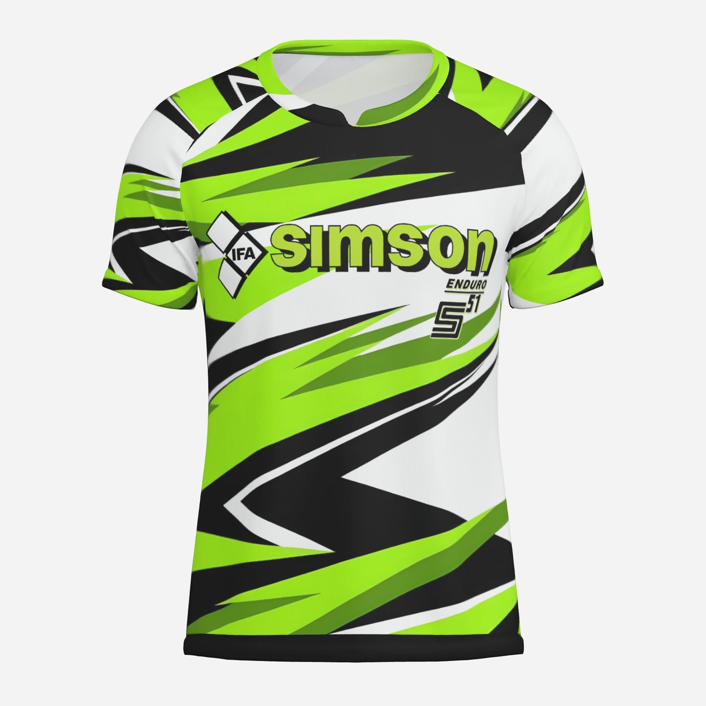 SIMSON IFA DDR RETRO Soccer Jersey Shirt Short Sleeve Soft & Quick Dry