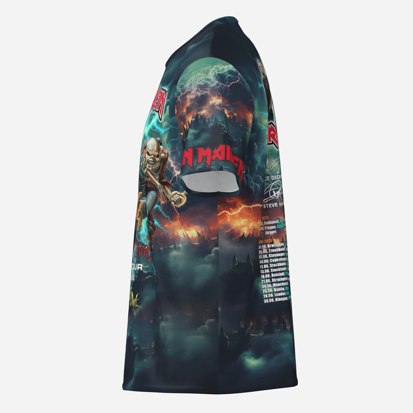 Iron Maiden Tour T-Shirt 2025 / 2026 Cotton Print Men's T-Shirt