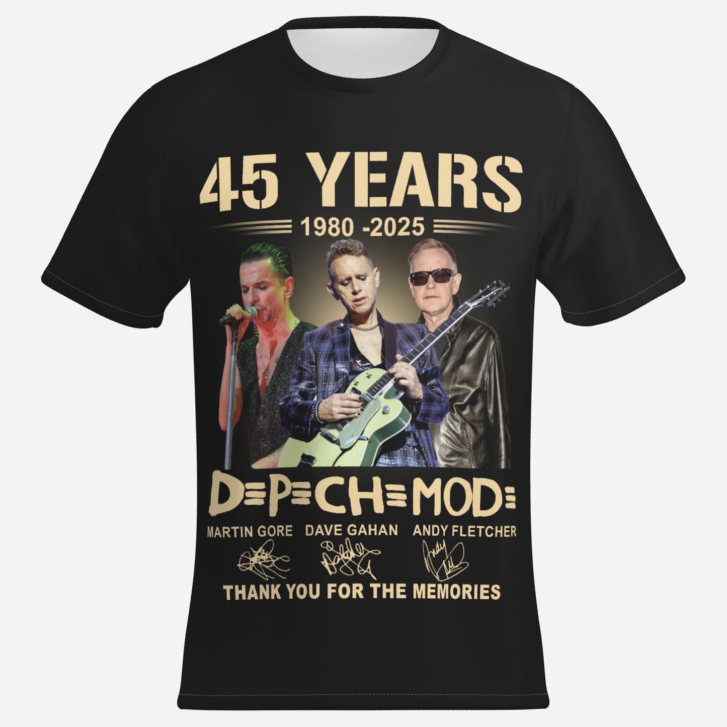 Depeche Mode Men's T-Shirt Short Sleeve-Imitation Cotton 170 GSM