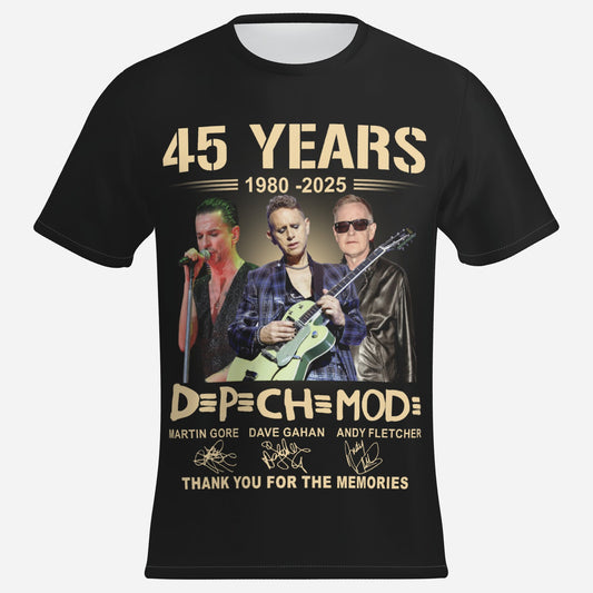 Depeche Mode Men's T-Shirt Short Sleeve-Imitation Cotton 170 GSM