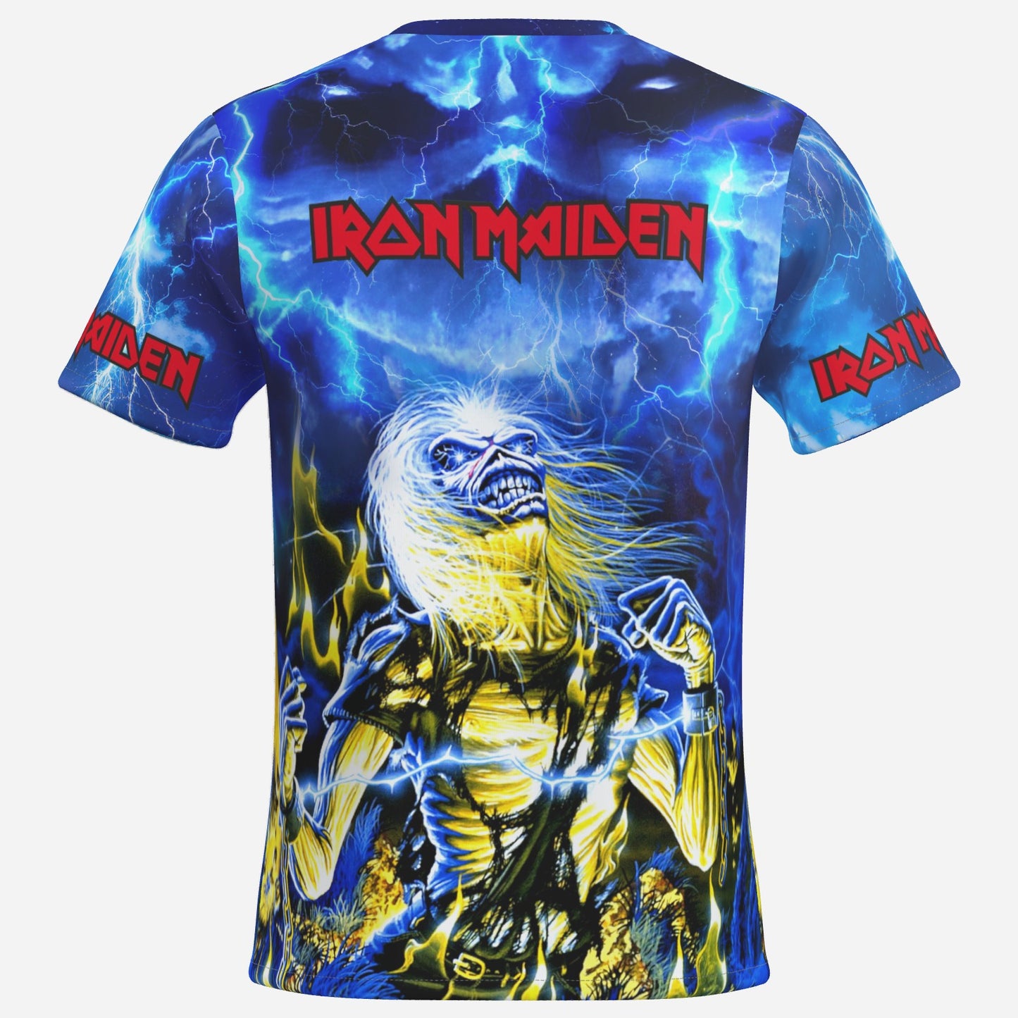 Iron Maiden Men's T-Shirt Short Sleeve-Imitation Cotton 170 GSM